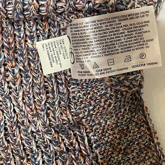 Ella Moss Womens Knitted Vest/Sleeveless Sweater Tank SZ L Indigo Mood - Picture 10 of 11